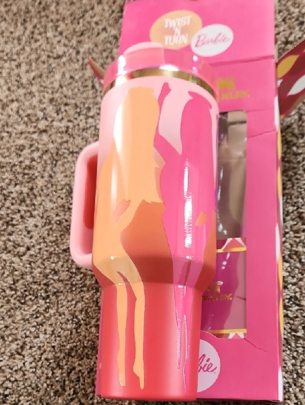 Stanley Barbie Pink and Purple Twist N Turn Tumbler - Picture 5 of 5